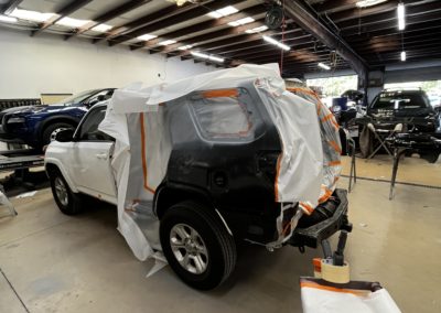 Vehicle painting at Ray's Collision Services